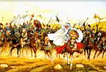 Chris Achilleos - 101 - Gandalf le blanc et les cavaliers du Rohan
